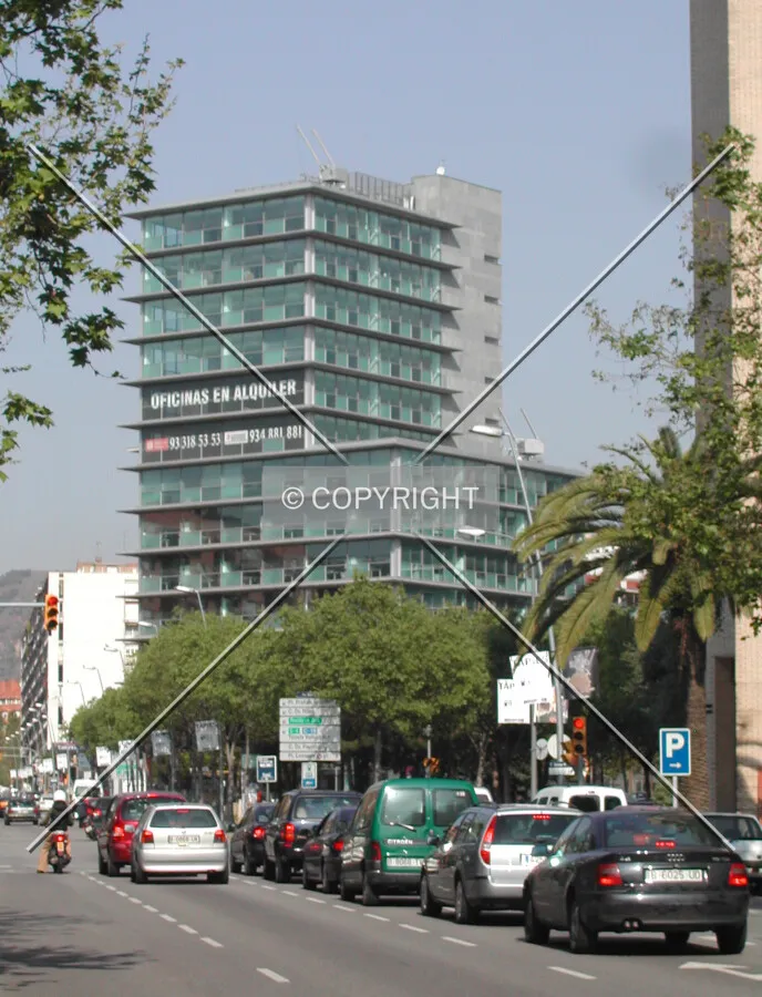 Seen from Avinguda Diagonal