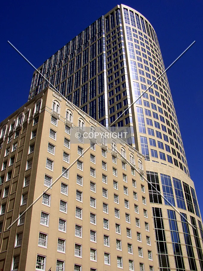 Looking up the northeast corner from Texas Avenue
