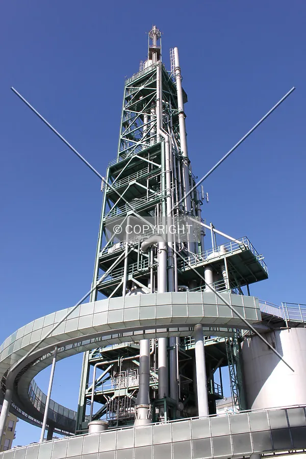 Looking up from the northeast