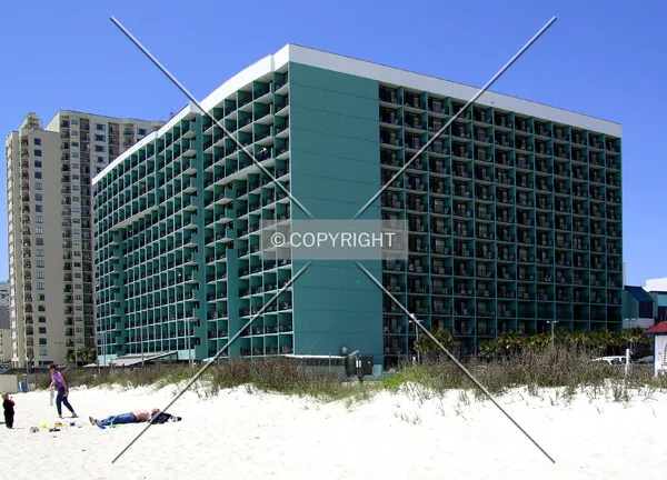 Looking southwest from the beach