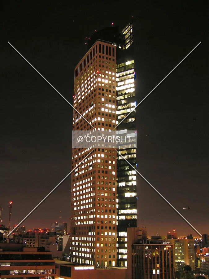 Night view from the west