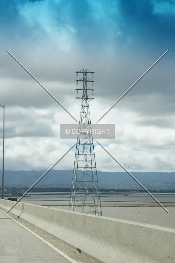 An electricity mast