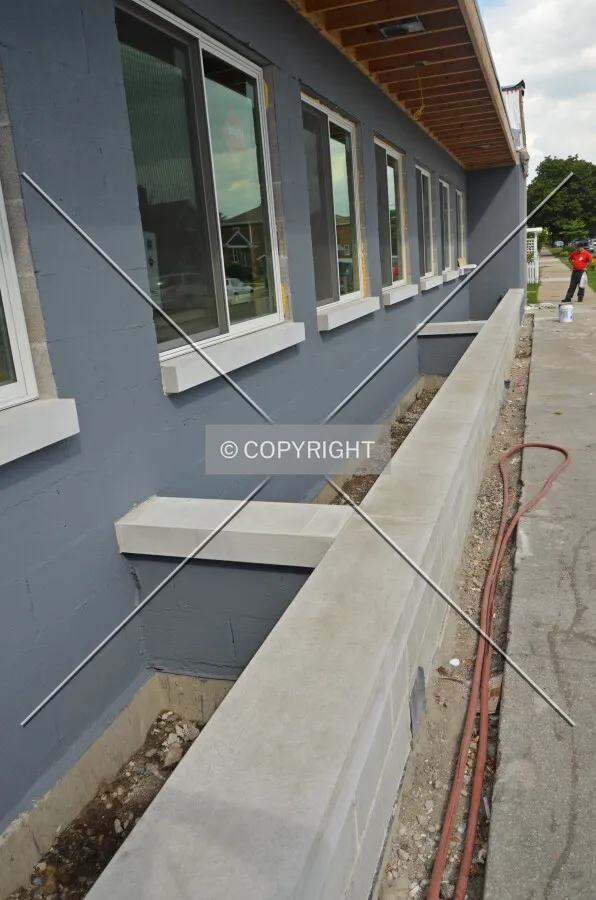 Future planter boxes along West 59th Place. September 11, 2013.