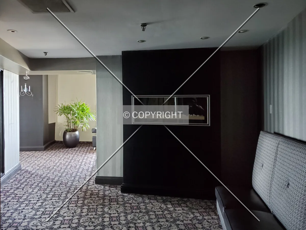 Looking into the Pinnacle Club on the 30th floor; June 27, 2020