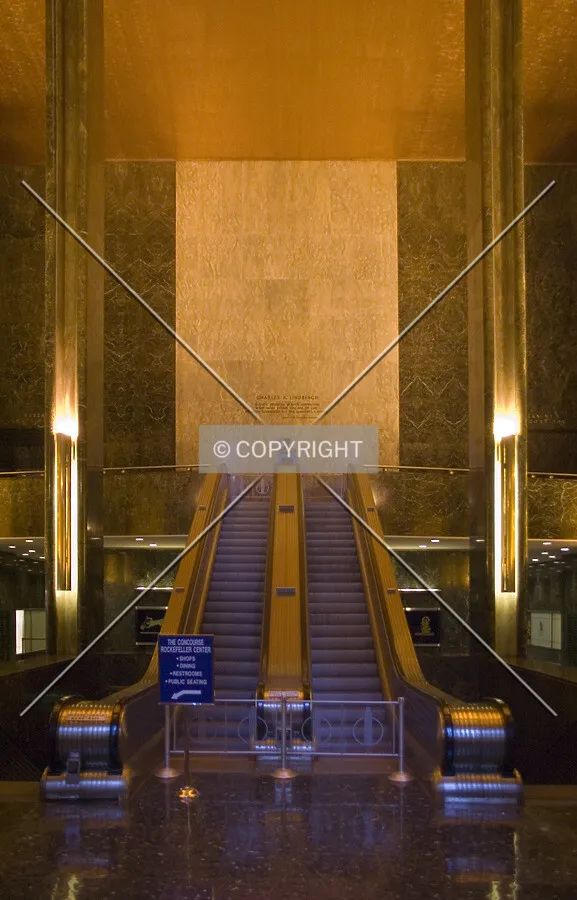 Escalators in the main lobby