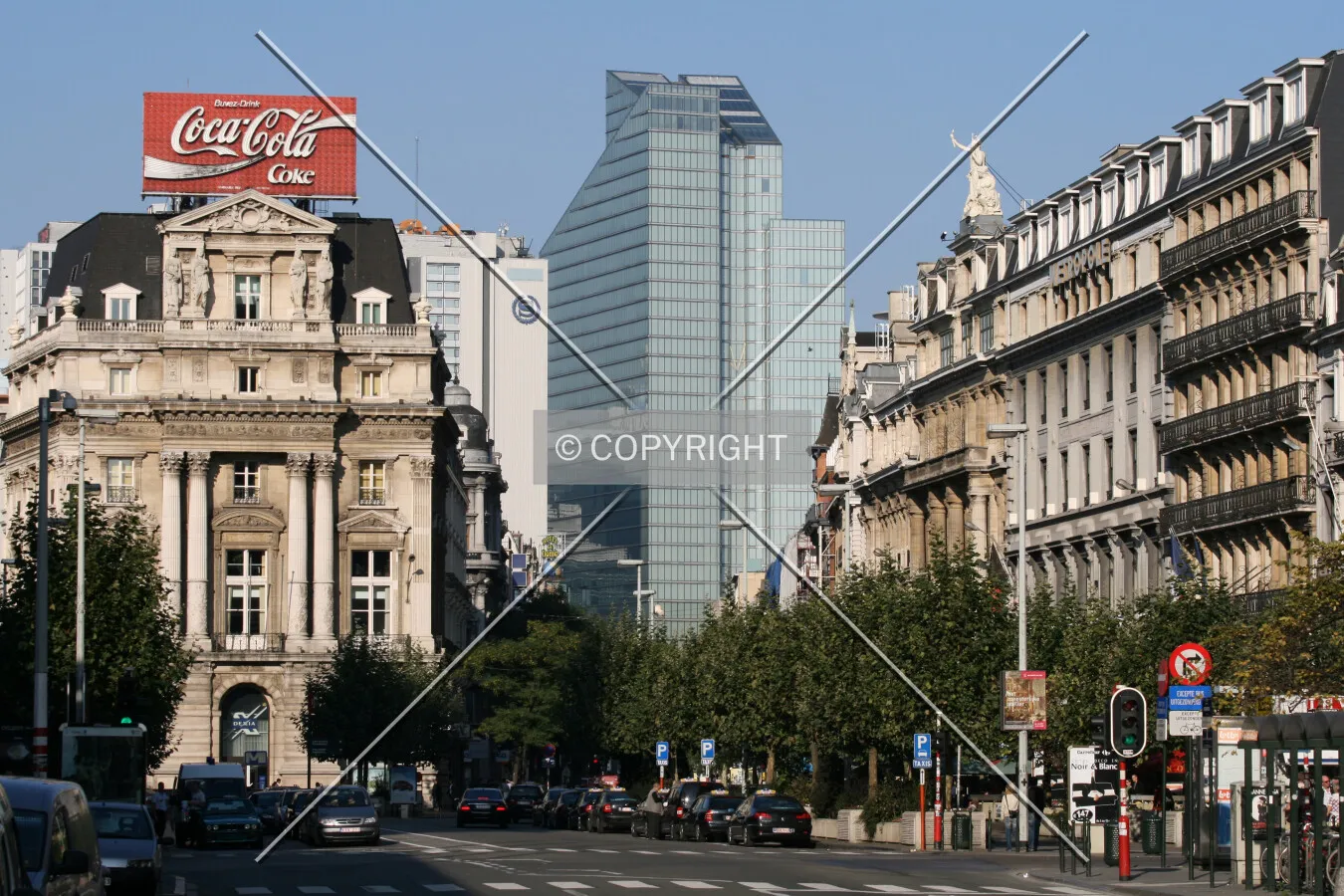View from Place de Brouckère