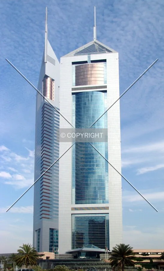 As seen from across Sheikh Zayed Road