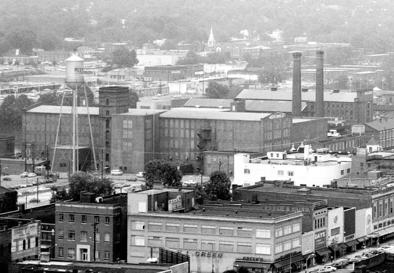 Vintage view from the southeast