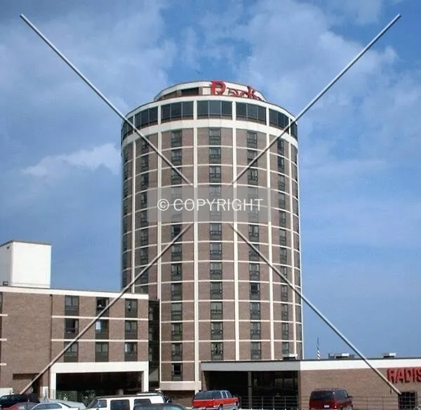 View to the east from 1st Street