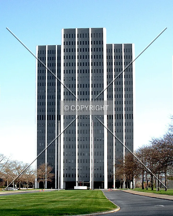 View from the north toward the main entrance