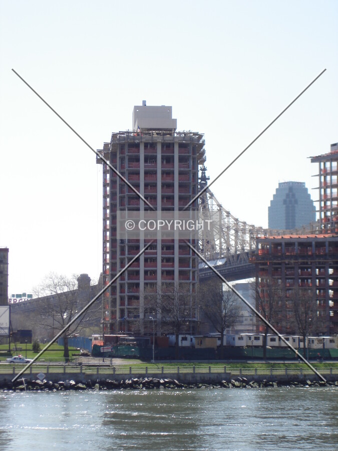 Viewed across the east river
