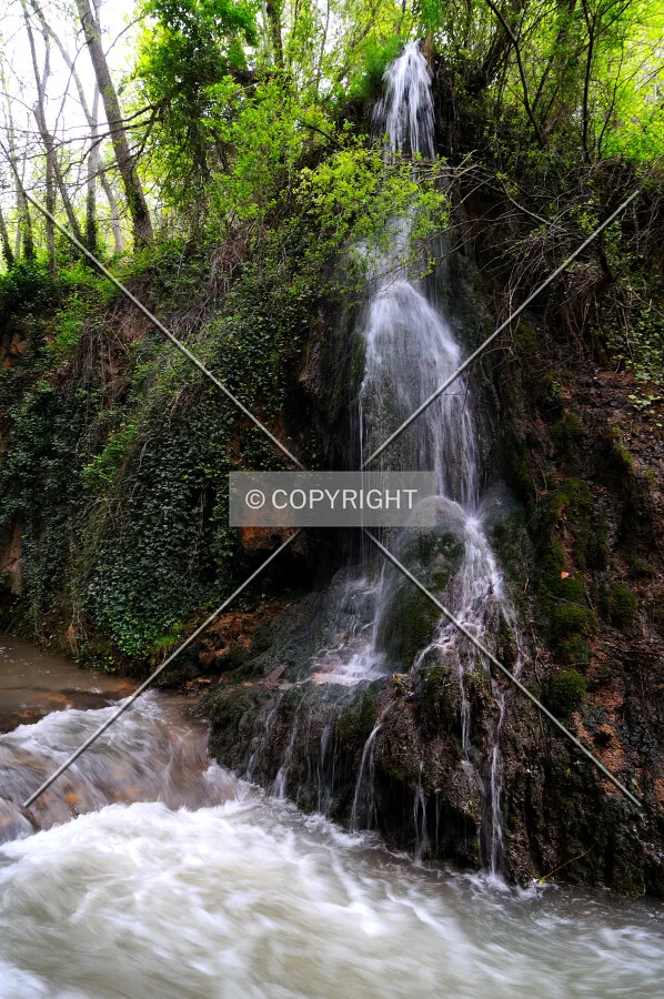 Waterfall in Monasterio de Piedra