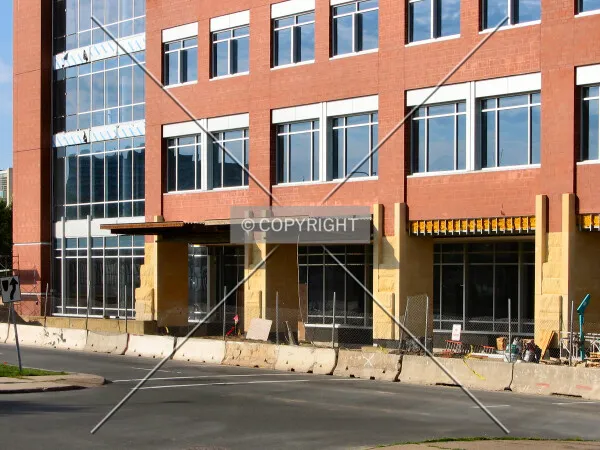 Base along Cedar Street