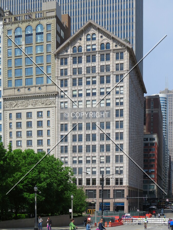 View to the west along East Monroe Street