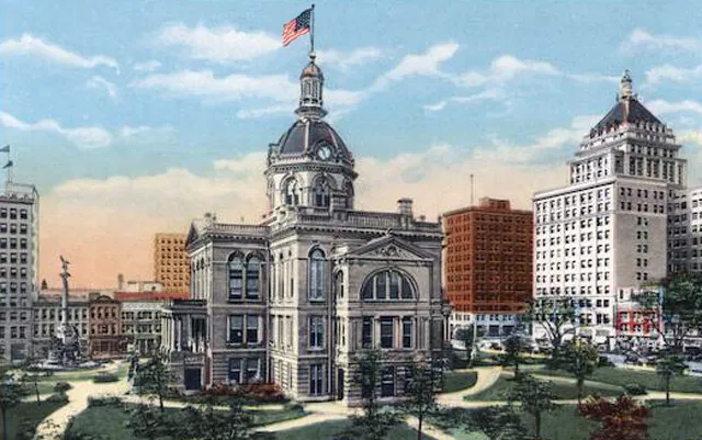 View from the northeast
