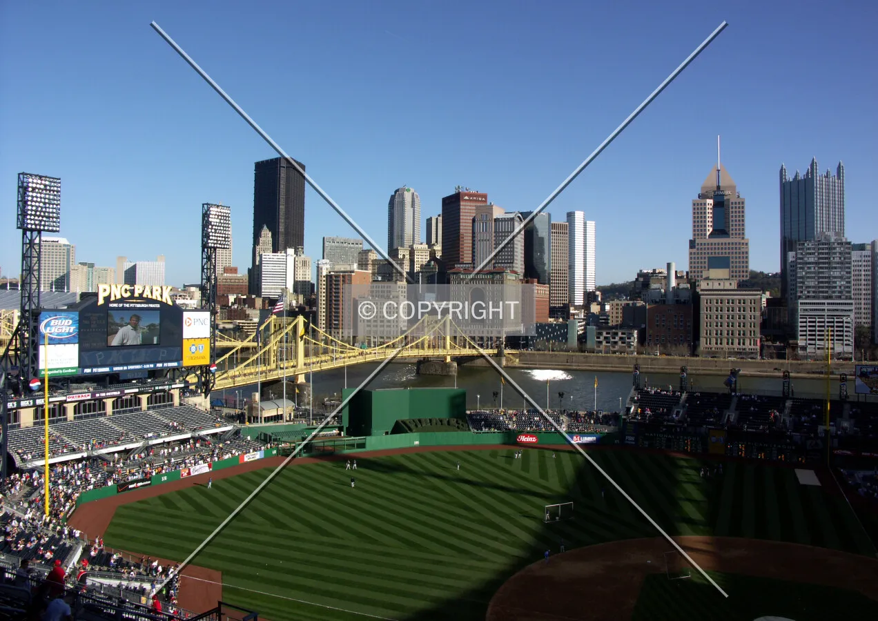Looking east from PNC Park