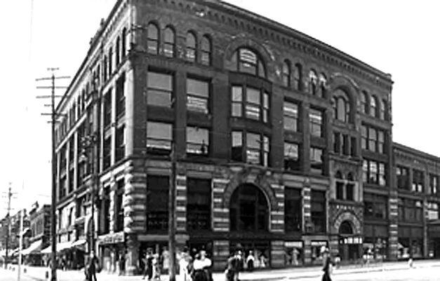 Vintage view from the southeast