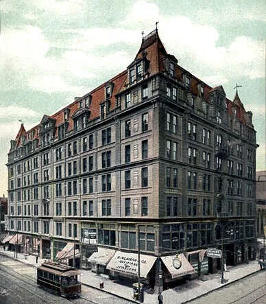 Vintage view from the southeast