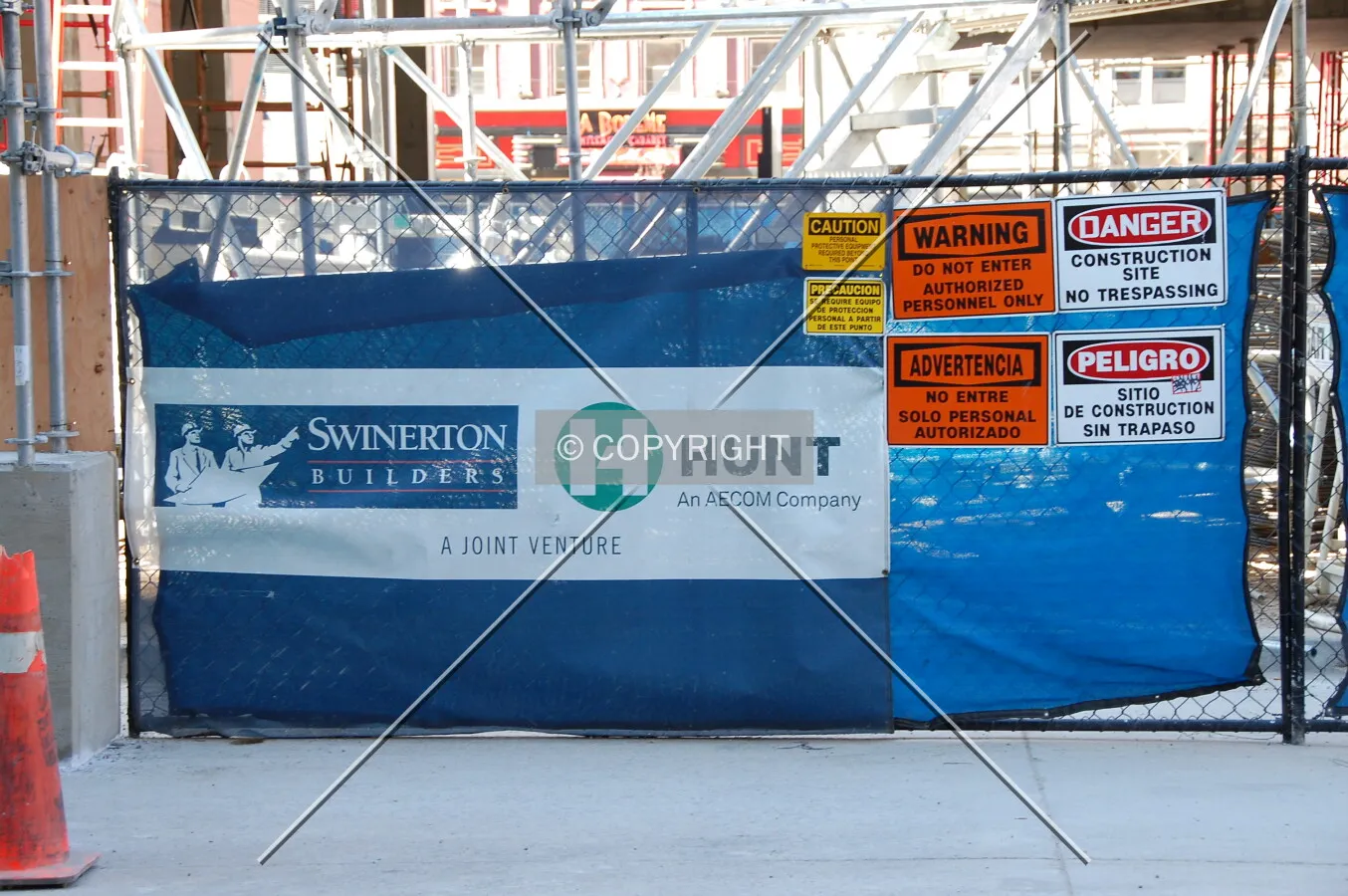 Construction banner