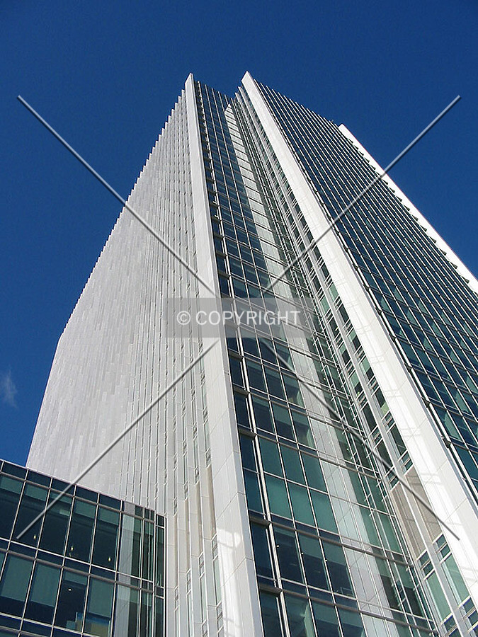 Looking up from South Quay