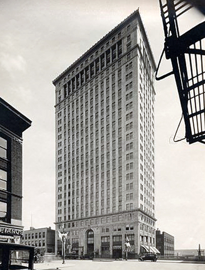 Vintage view from the southwest