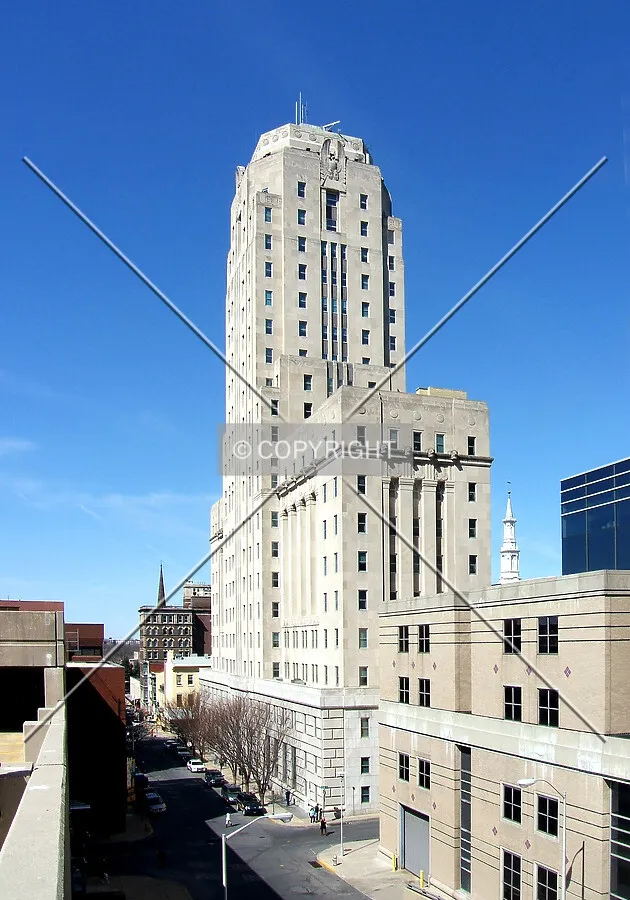 View from the southeast along Court Street