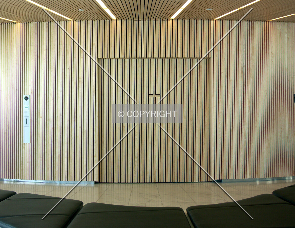 Entrance tp elevators from in lobby