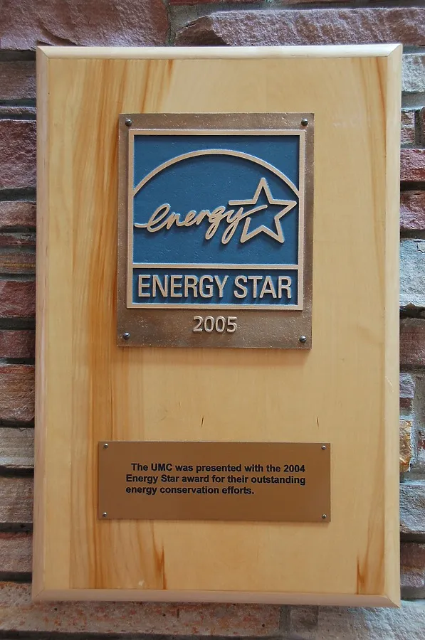 Energy Star plaque