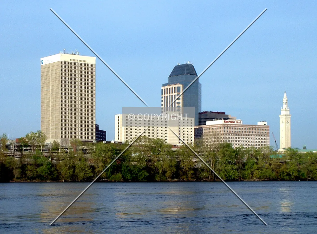 Downtown from the west