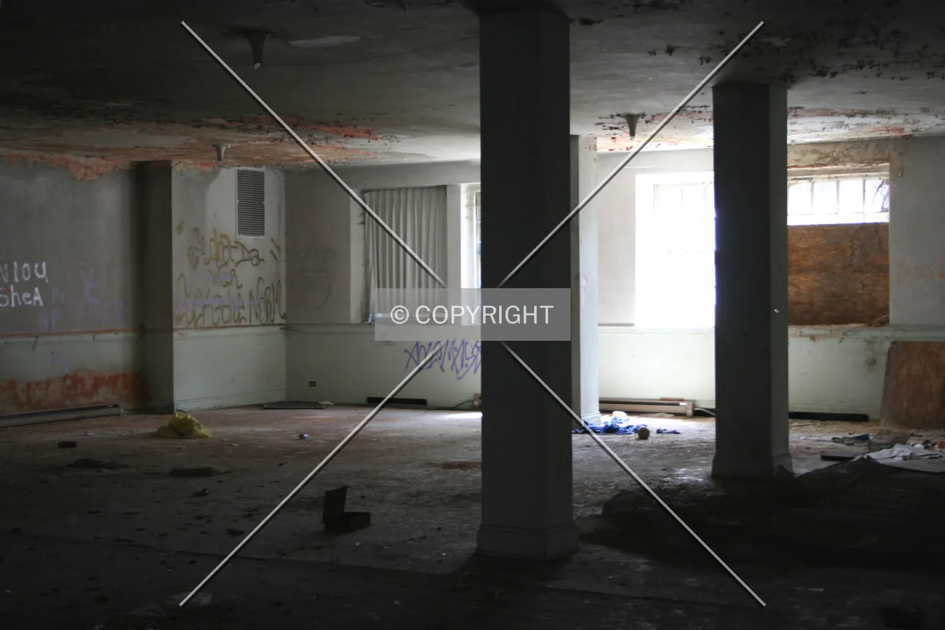 The westernmost room on the first floor