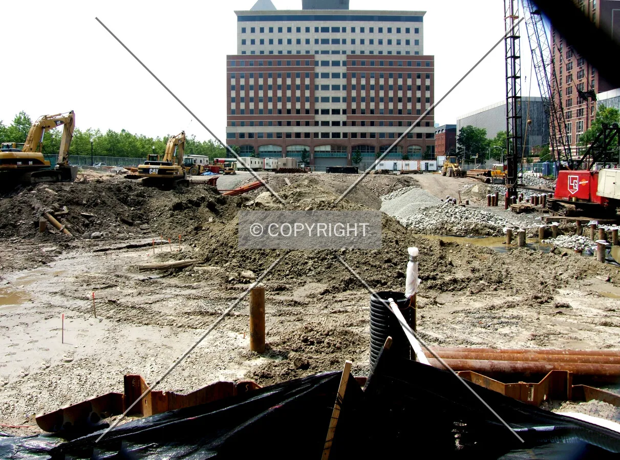 View from the northeast toward the Waterfront Corporate Center