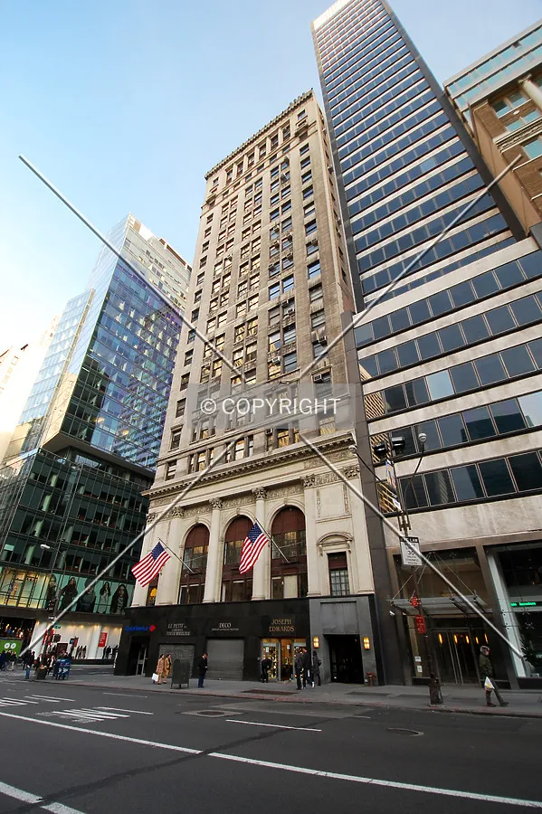 Viewed along 5th Avenue