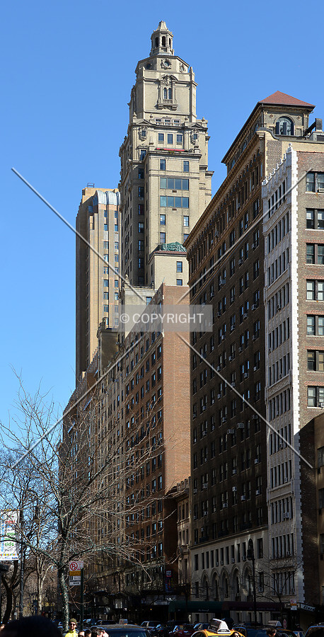 View from the northwest at 72nd Street and Columbus Avenue