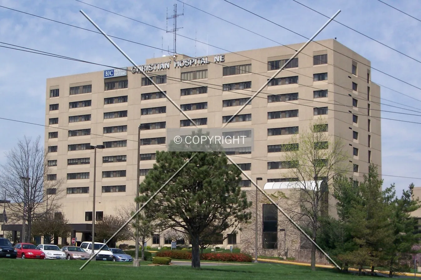 View from the southeast; April 9, 2005
