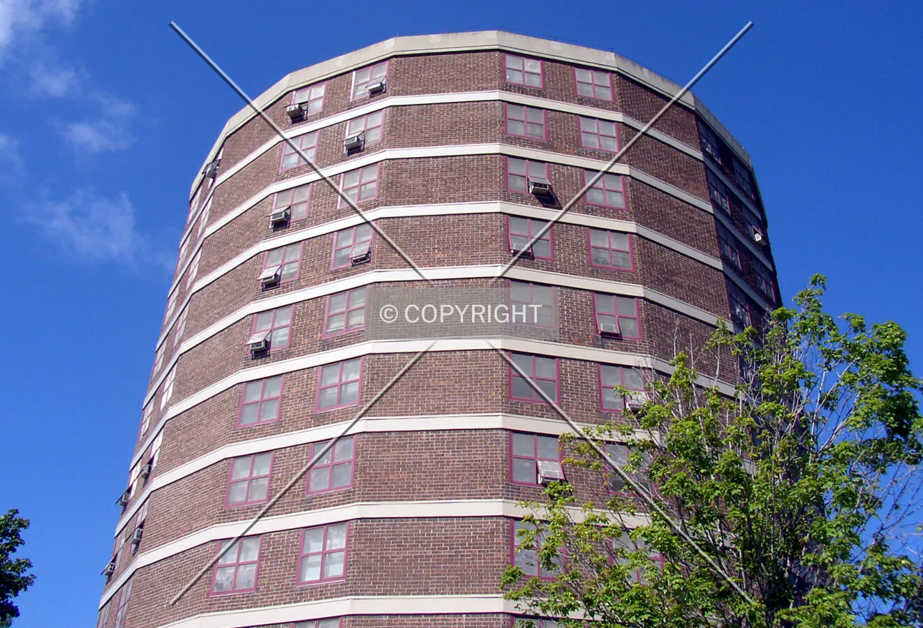 Looking up the eastern side from South 26th Street