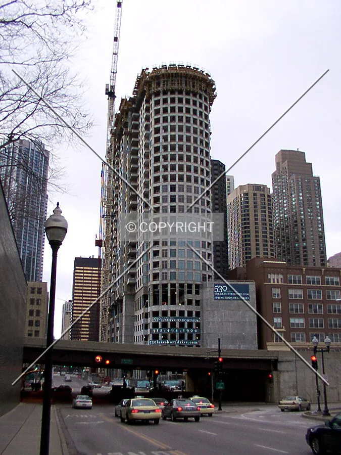 Looking west on Grand Avenue