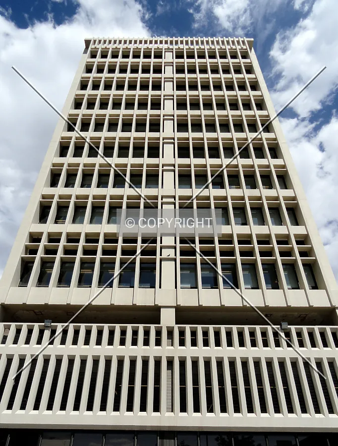 Looking up the western side