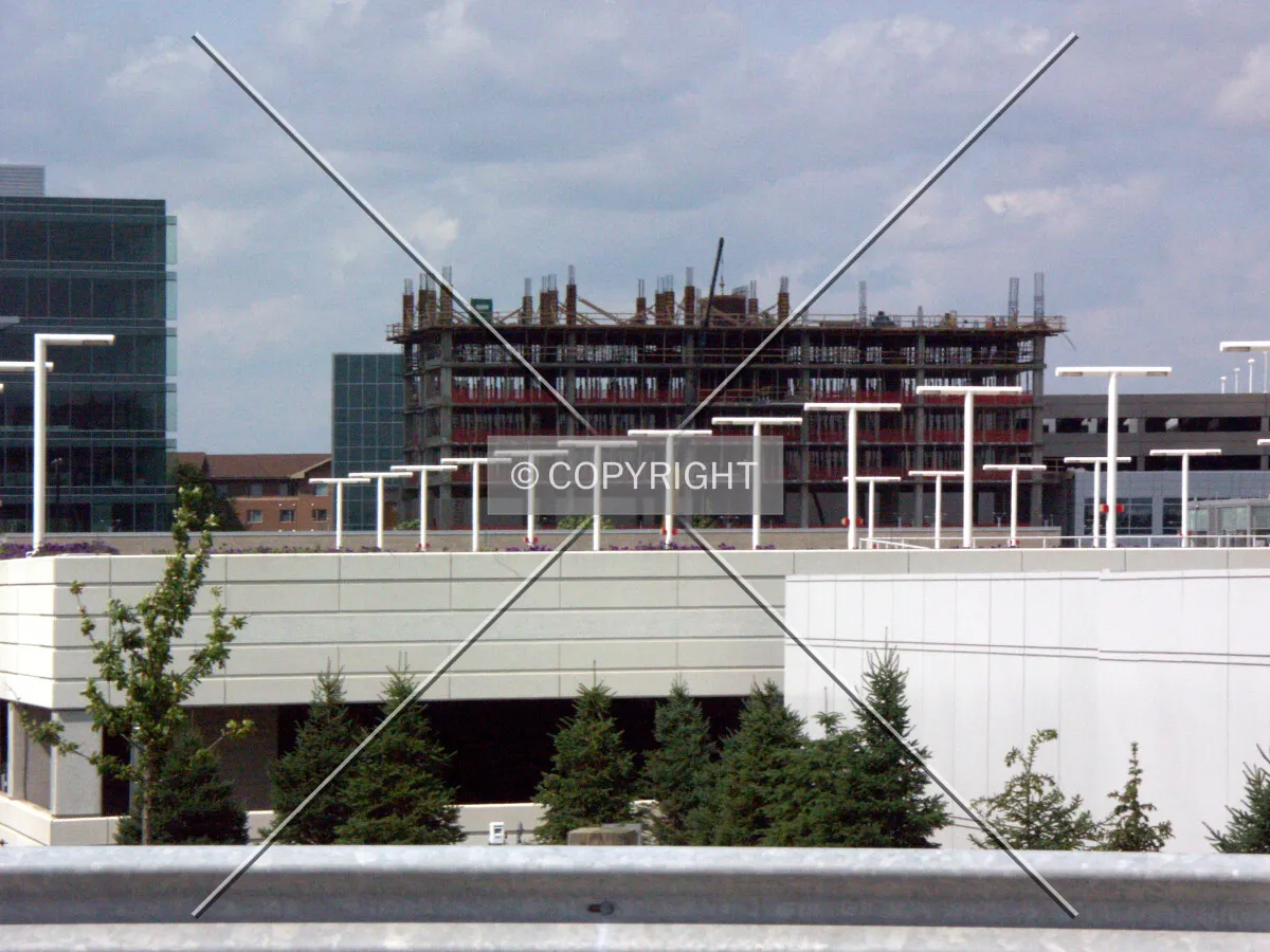 View from the I-88 exit ramp