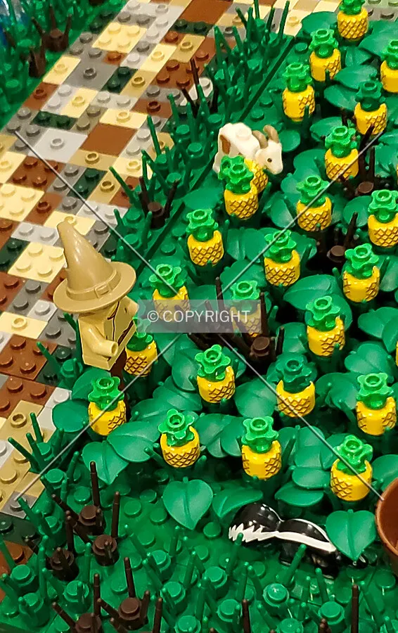 Lego display at Christmas; November 23, 2019