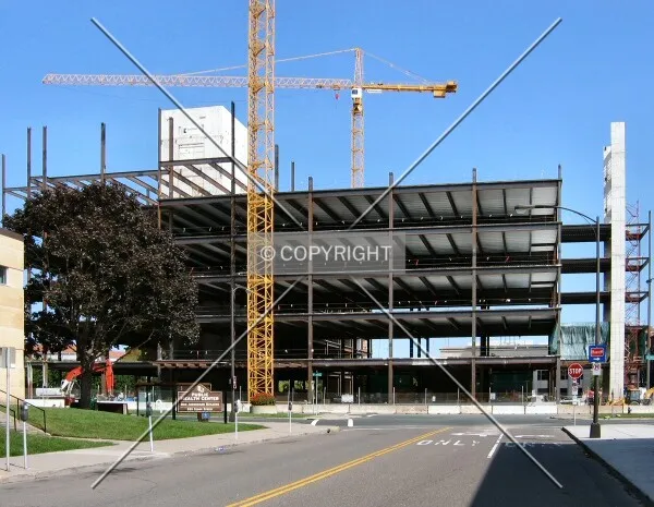 View to the east along 10th Street