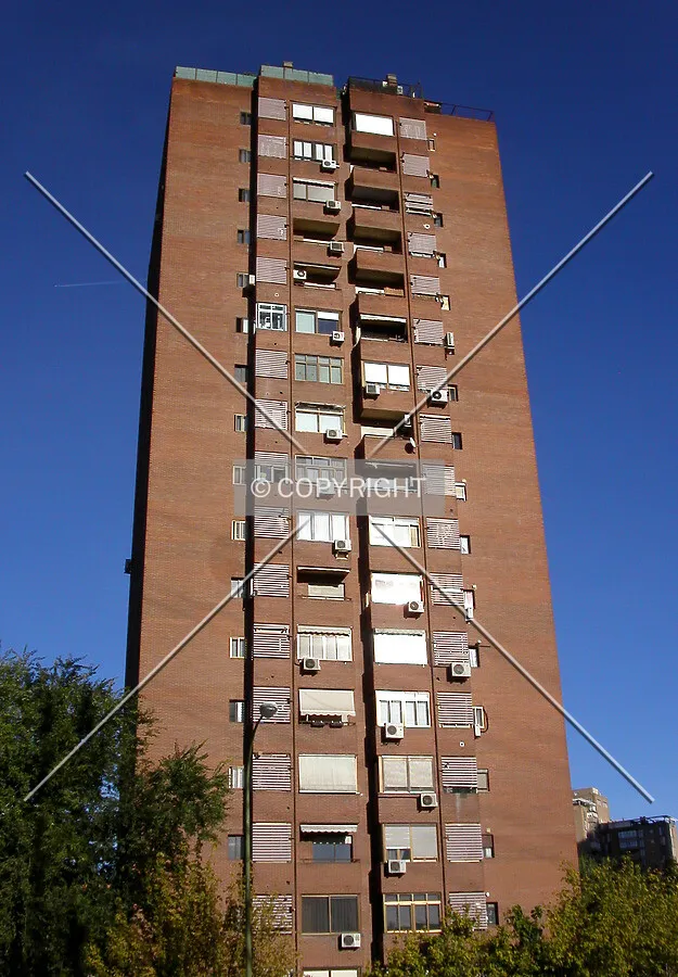 Looking up from the western side