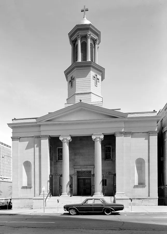 Vintage view from the southwest