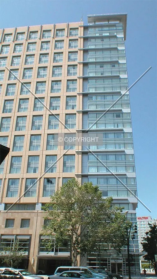 The Marriott with Hilton in background
