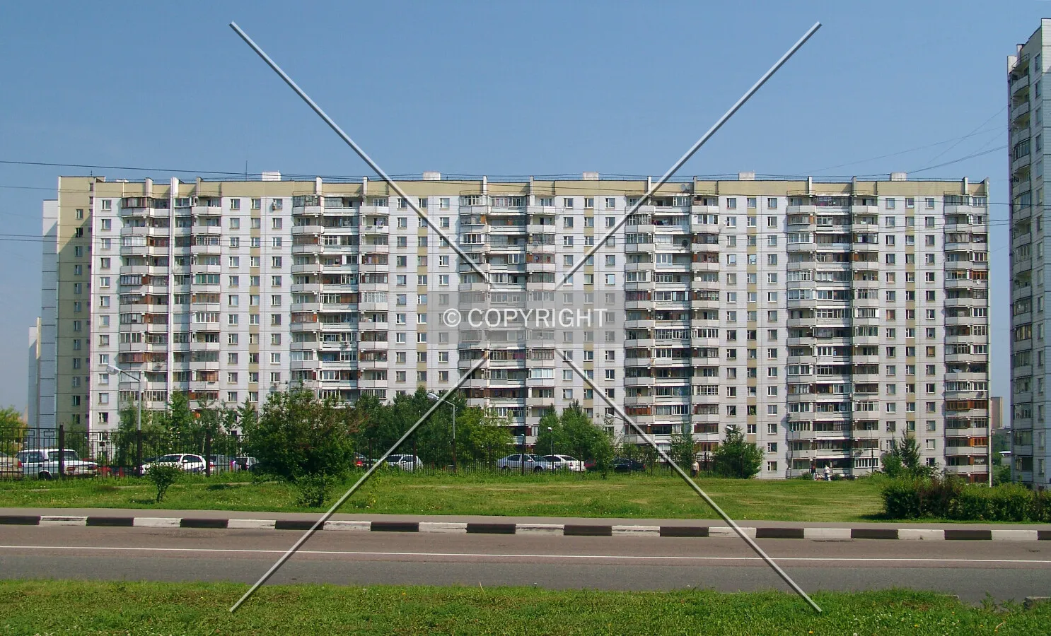 Southern view from Kantemirovskaya Street