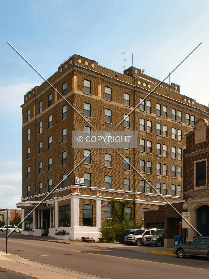 Southwest corner from across Front Street