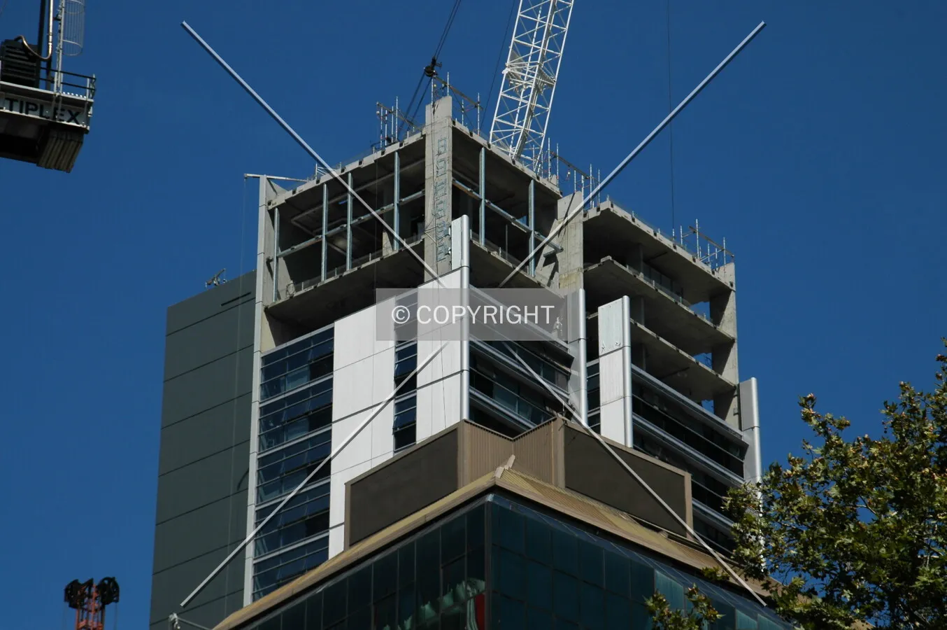View of the top looking southwest