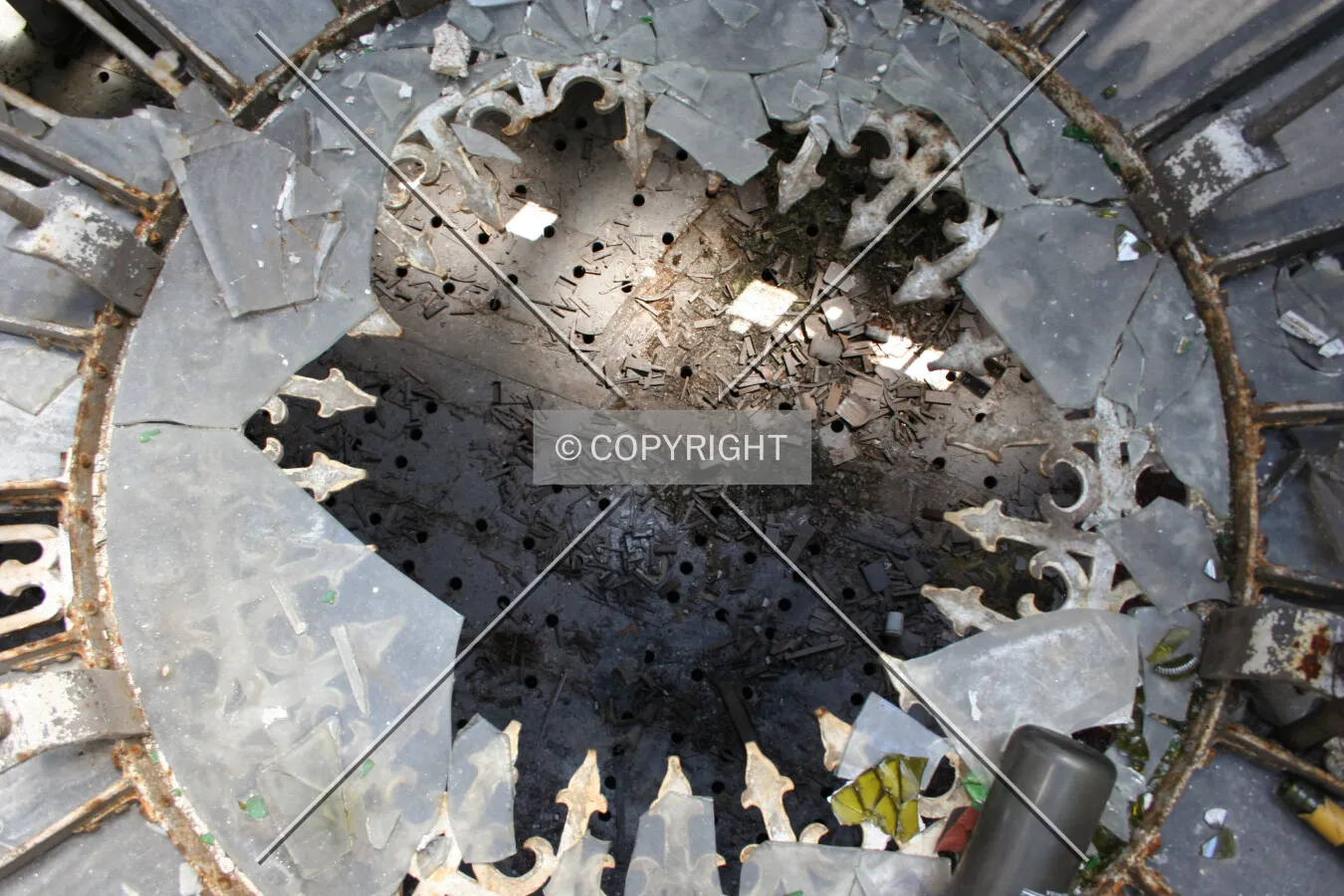 Looking through the glass eye