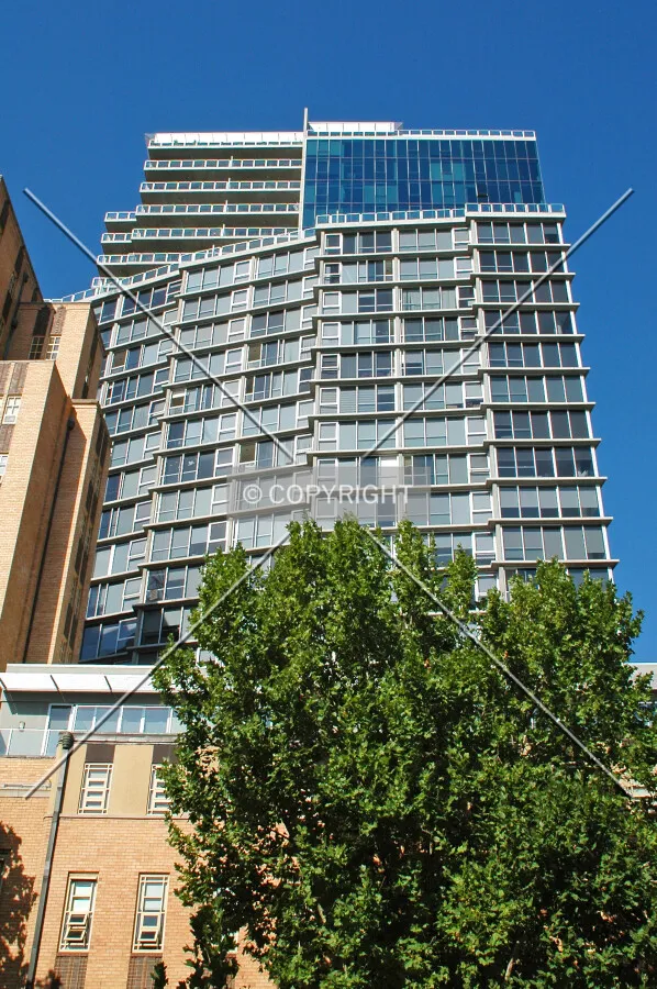 Looking up the west side