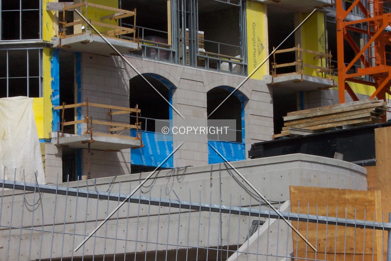 Beginning some of the masonry work
