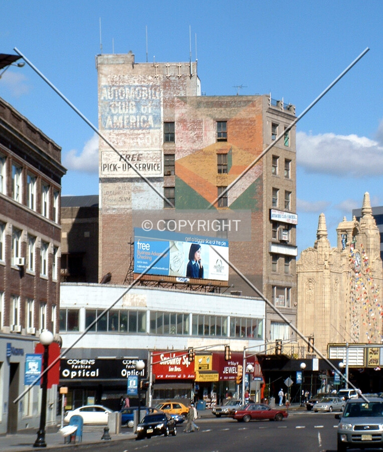 View from the south along Journal Square